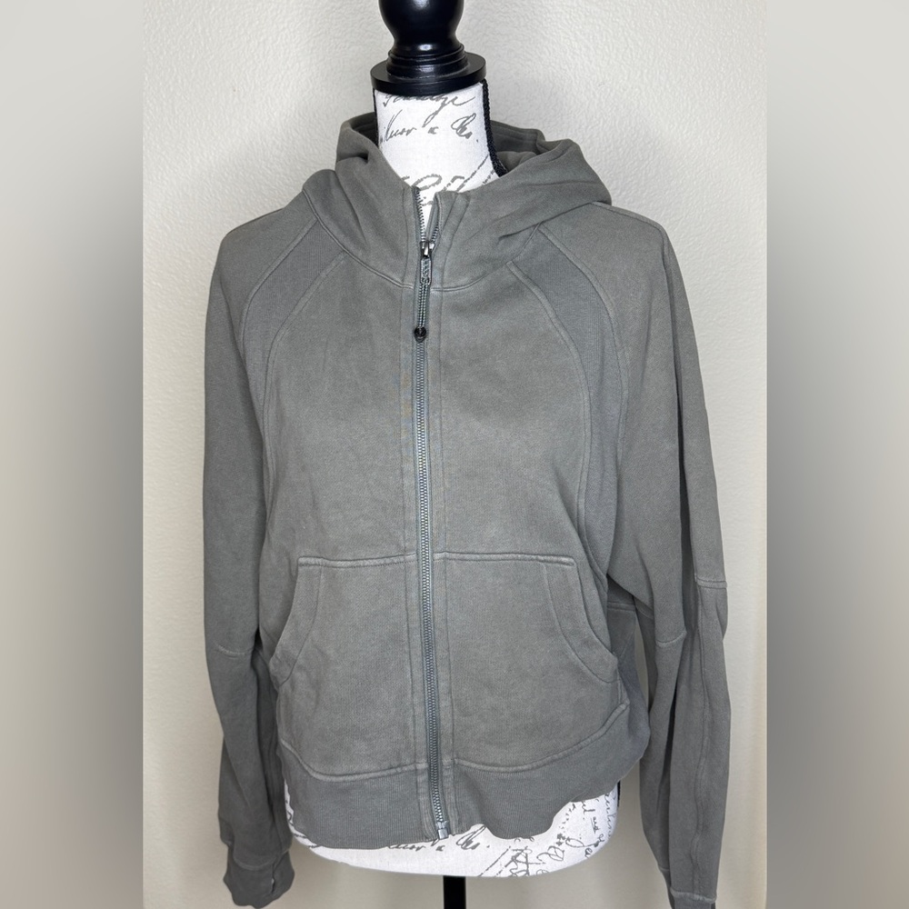 Lululemon Scuba Oversized Full-Zip Hoodie in Carob Brown, gently used.